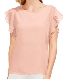 Vince Camuto Sparkly Pink Top (L)